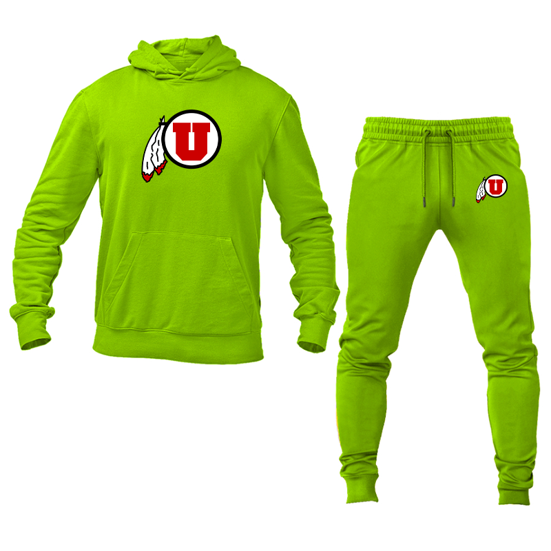 Men's Utah Utes Hoodie Joggers Set